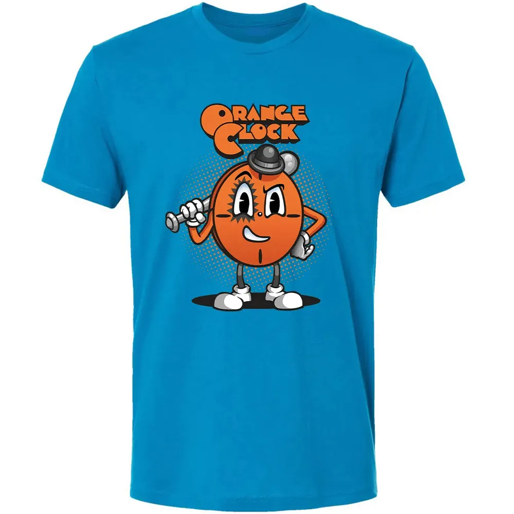Orange Clock Premium Unisex T-shirt - 15
