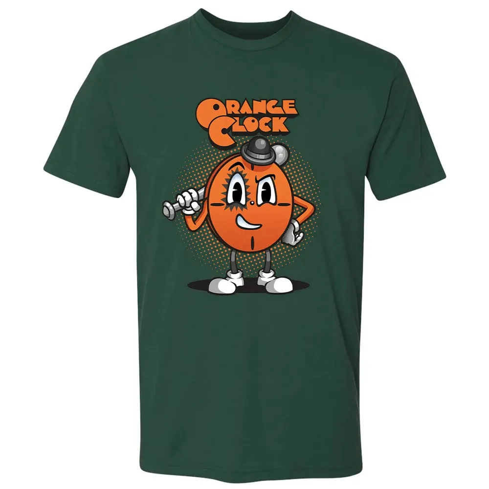Orange Clock Premium Unisex T-shirt - 12