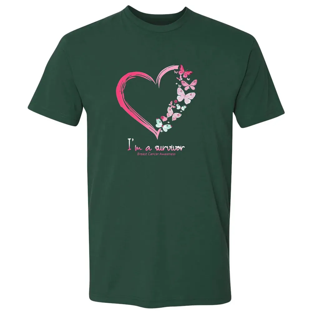 I'm A Survivor Breast Cancer Awareness Premium Unisex T-shirt - 12