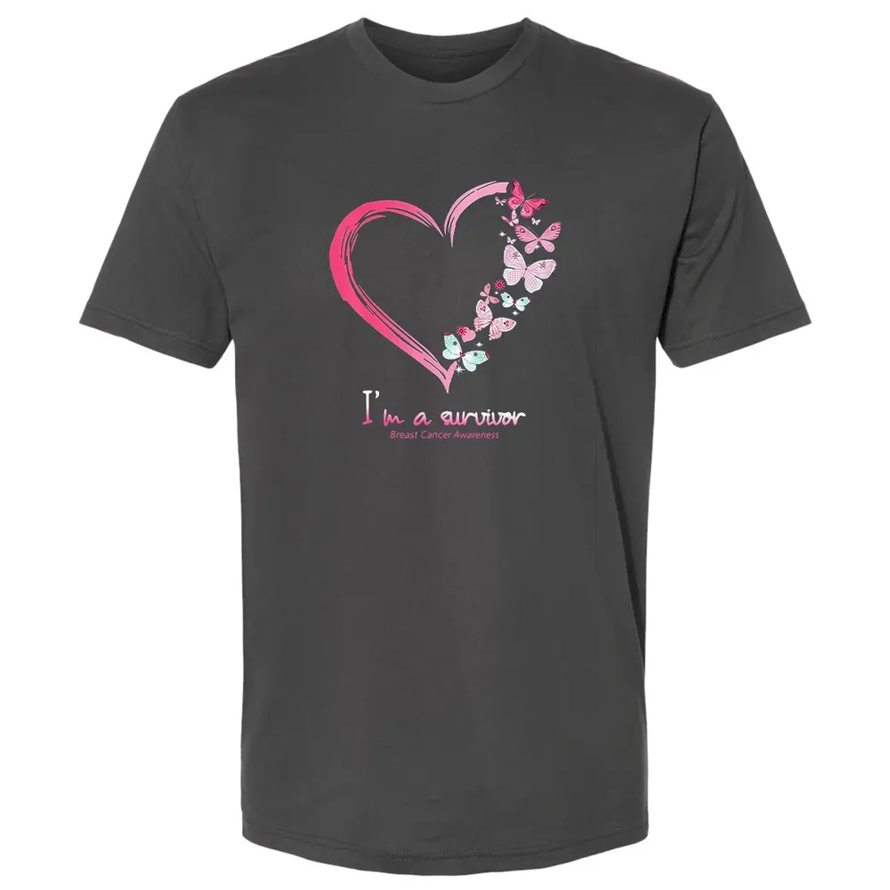 I'm A Survivor Breast Cancer Awareness Premium Unisex T-shirt - 8