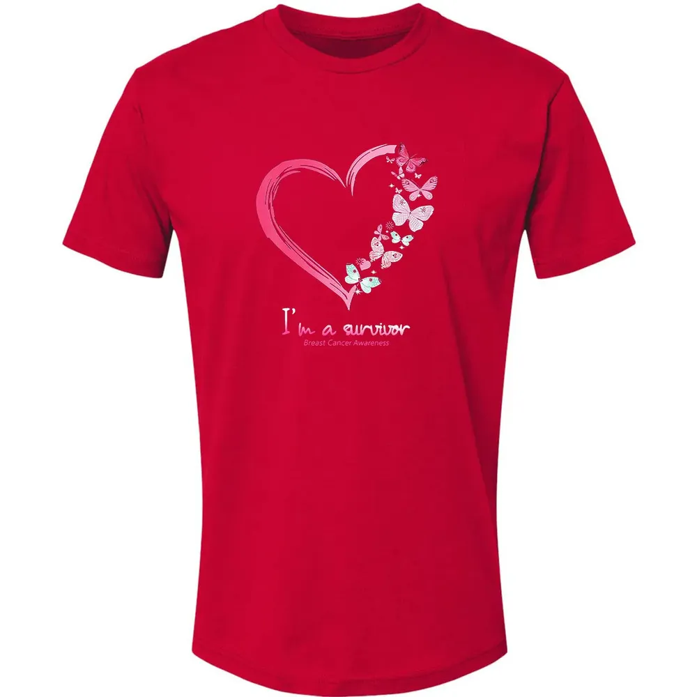 I'm A Survivor Breast Cancer Awareness Premium Unisex T-shirt - 6