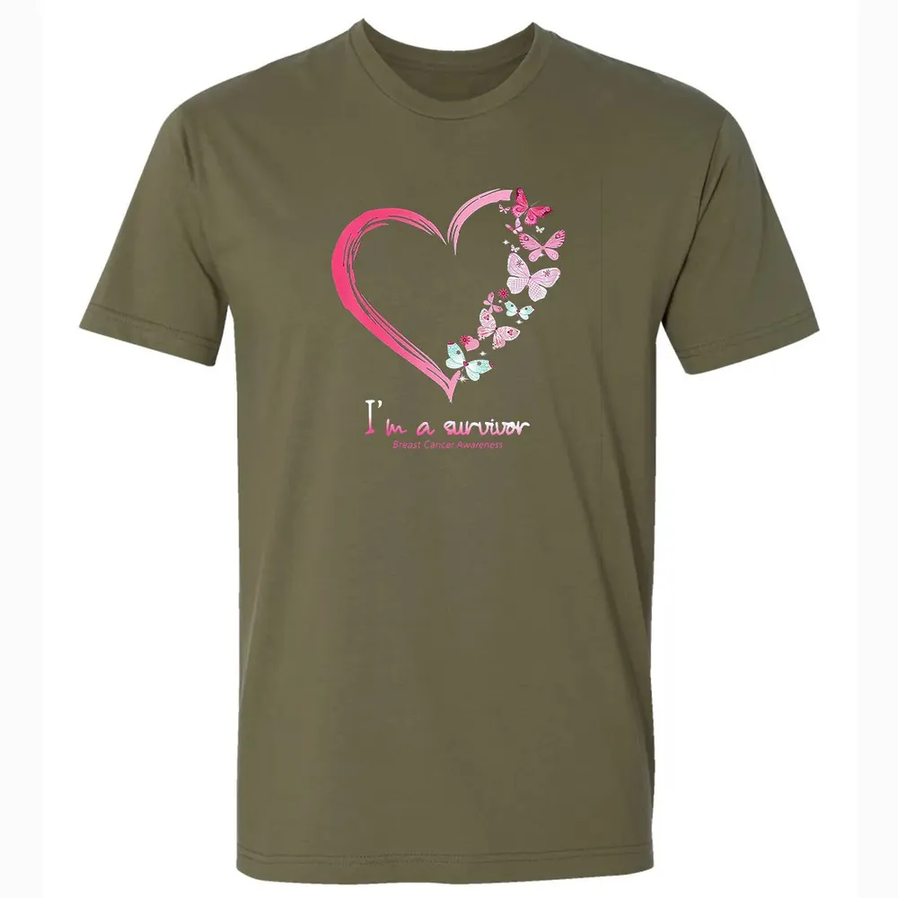 I'm A Survivor Breast Cancer Awareness Premium Unisex T-shirt - 5