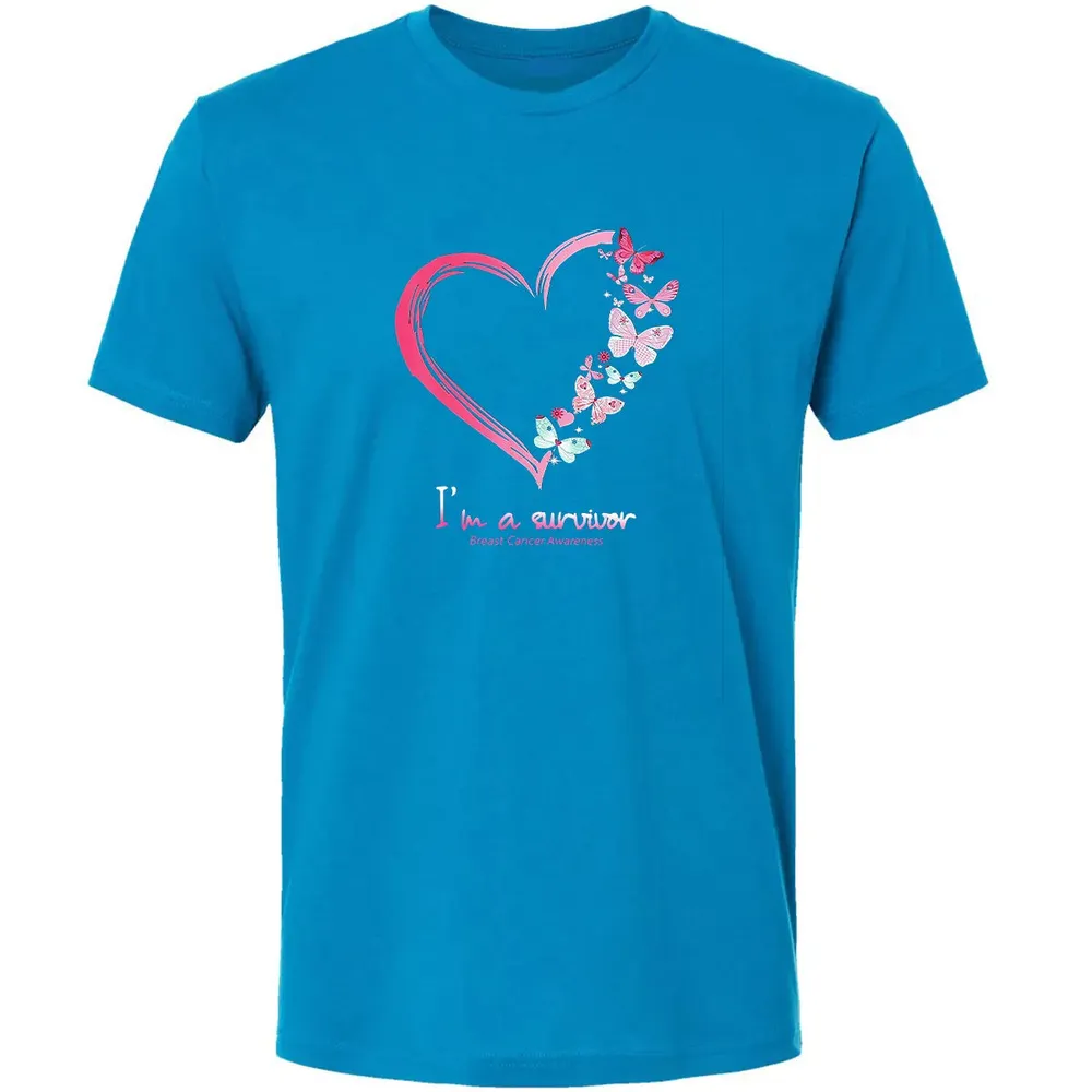 I'm A Survivor Breast Cancer Awareness Premium Unisex T-shirt - 15