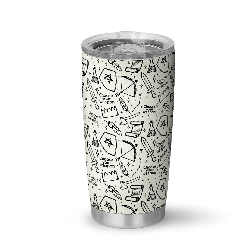 Choose Your Weapon Tumbler - 7