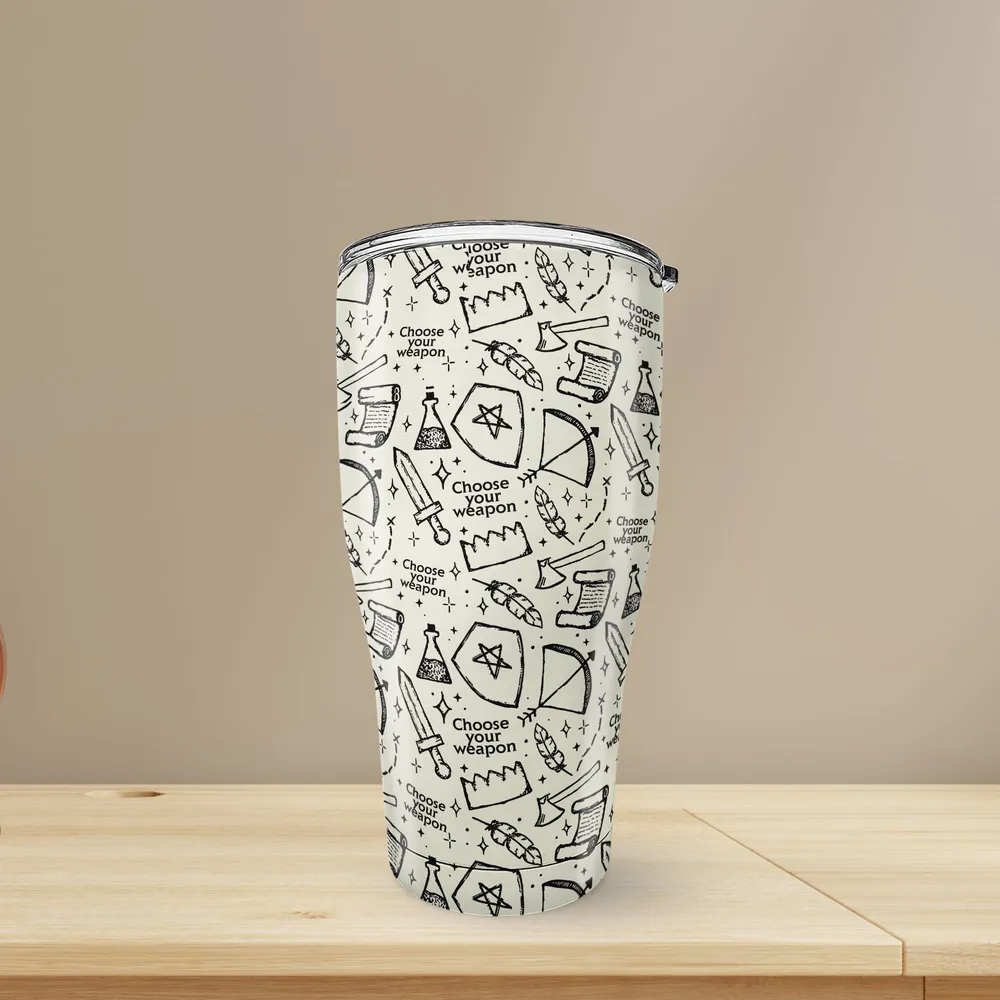 Choose Your Weapon Tumbler - 2