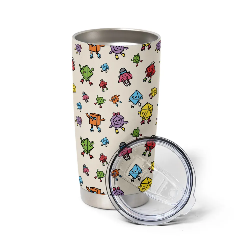 Rollerskating Dice Tumbler - 7