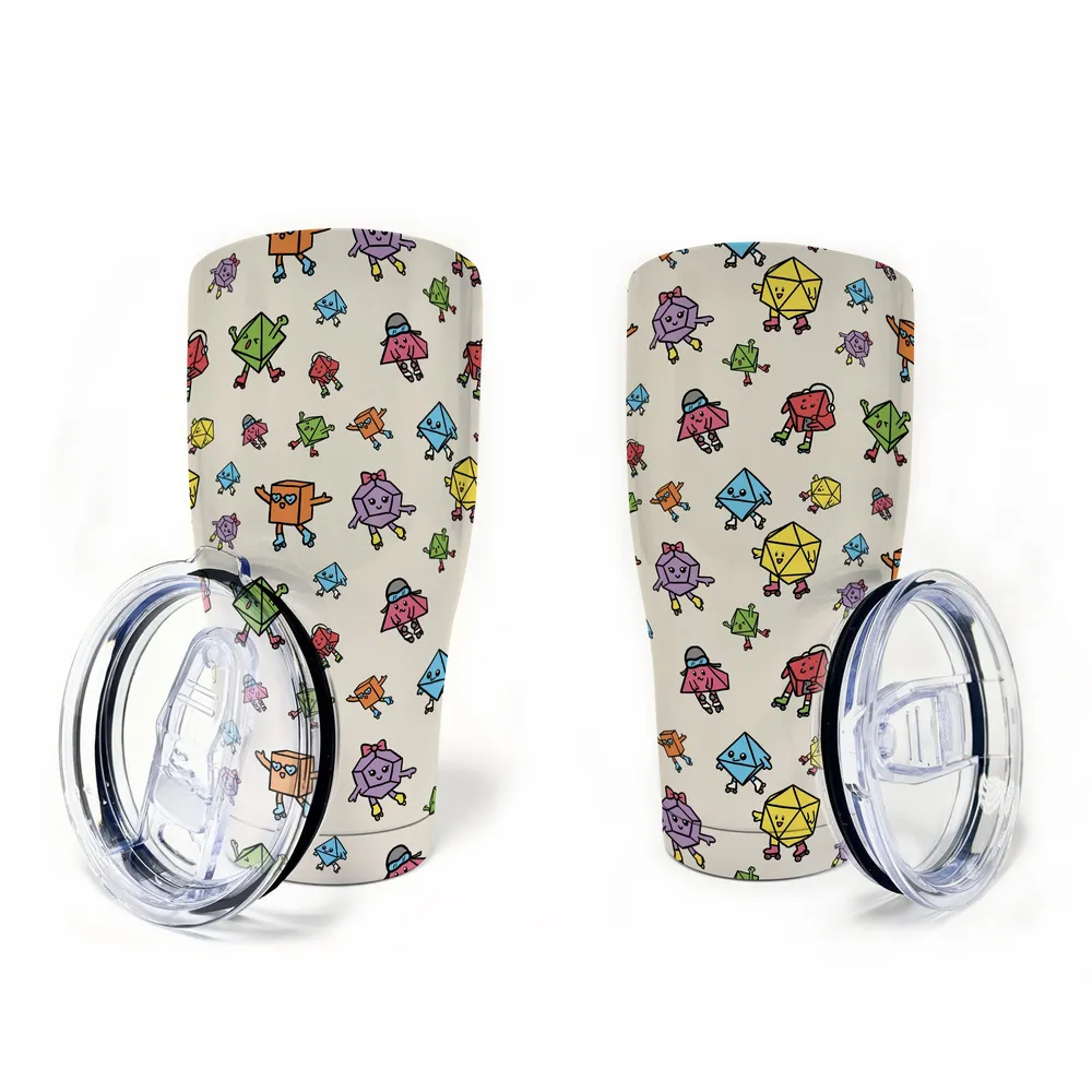 Rollerskating Dice Tumbler - 9