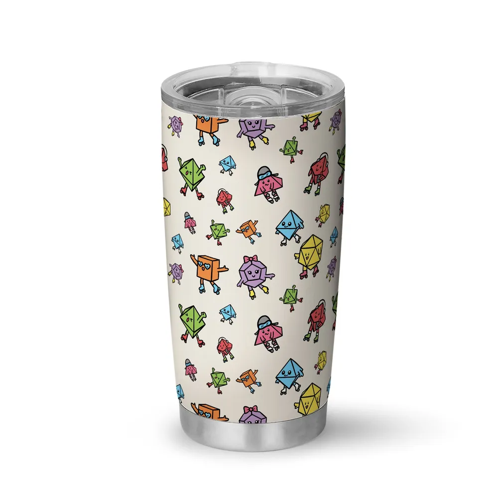 Rollerskating Dice Tumbler - 6