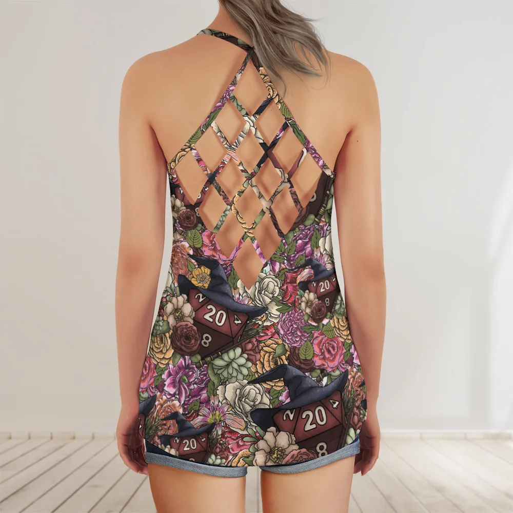 Wizard Dice Criss Cross Tank Top - 3