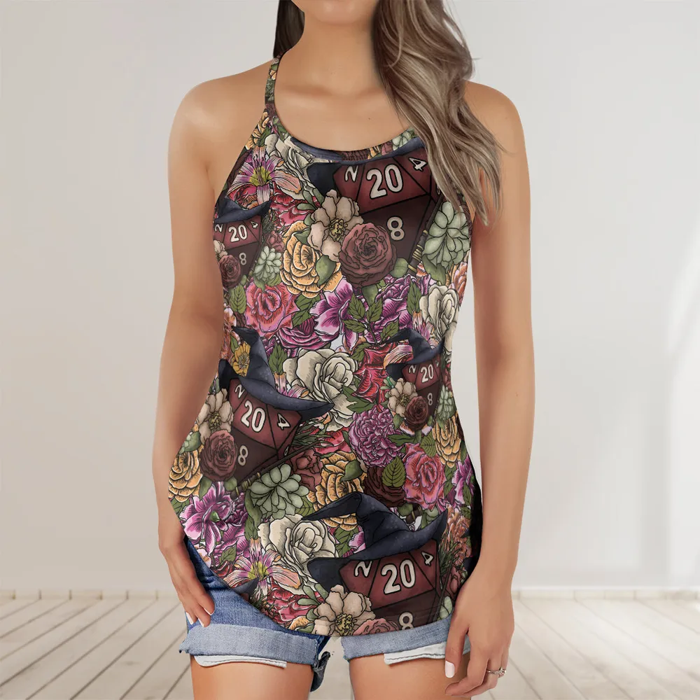 Wizard Dice Criss Cross Tank Top - 2