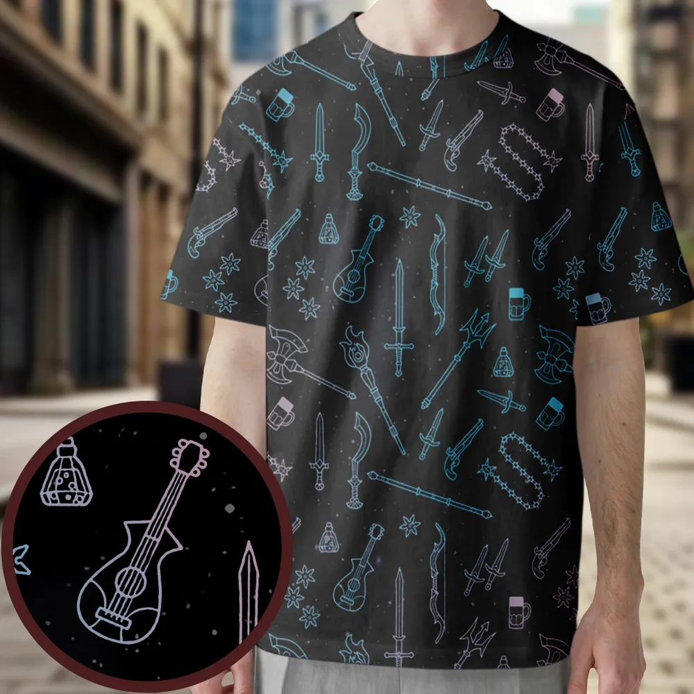 Damage Dealer All-Over Print Unisex T-Shirt - 1
