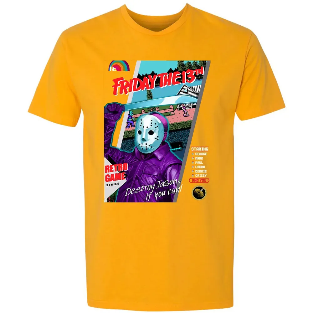 Destroy Jason Retro Game Premium Unisex T-shirt - 11