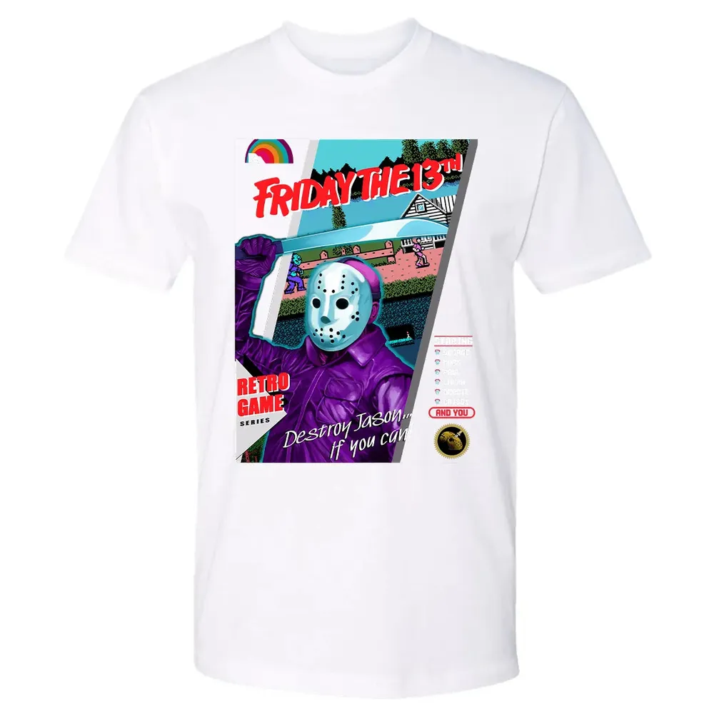 Destroy Jason Retro Game Premium Unisex T-shirt - 4