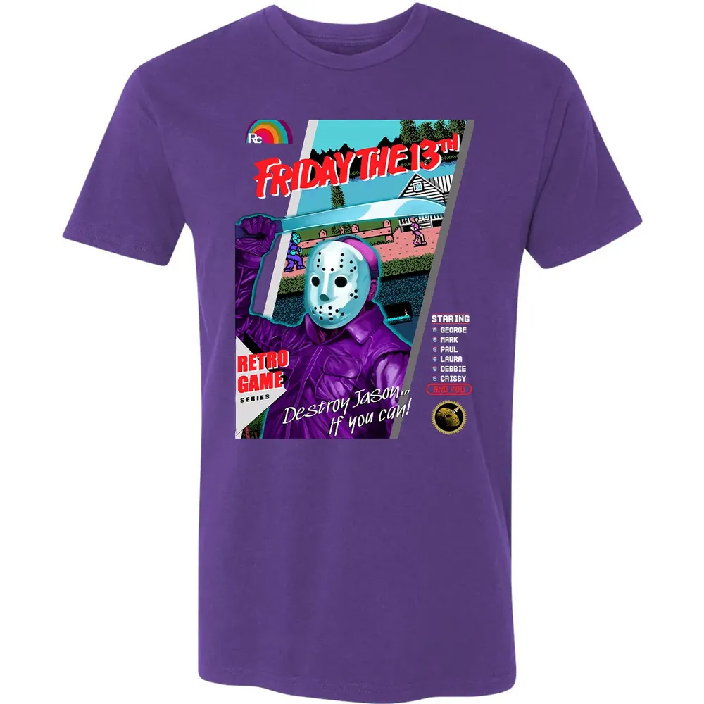 Destroy Jason Retro Game Premium Unisex T-shirt - 7