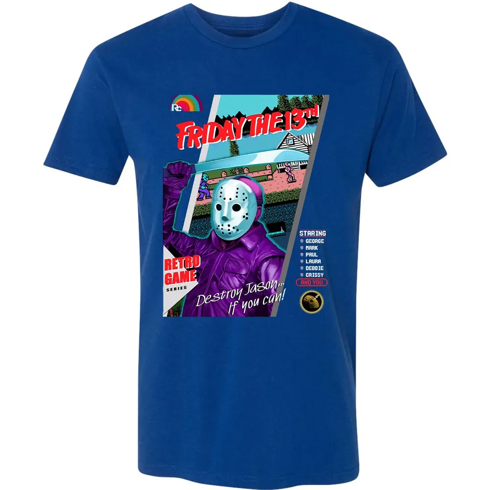 Destroy Jason Retro Game Premium Unisex T-shirt - 10