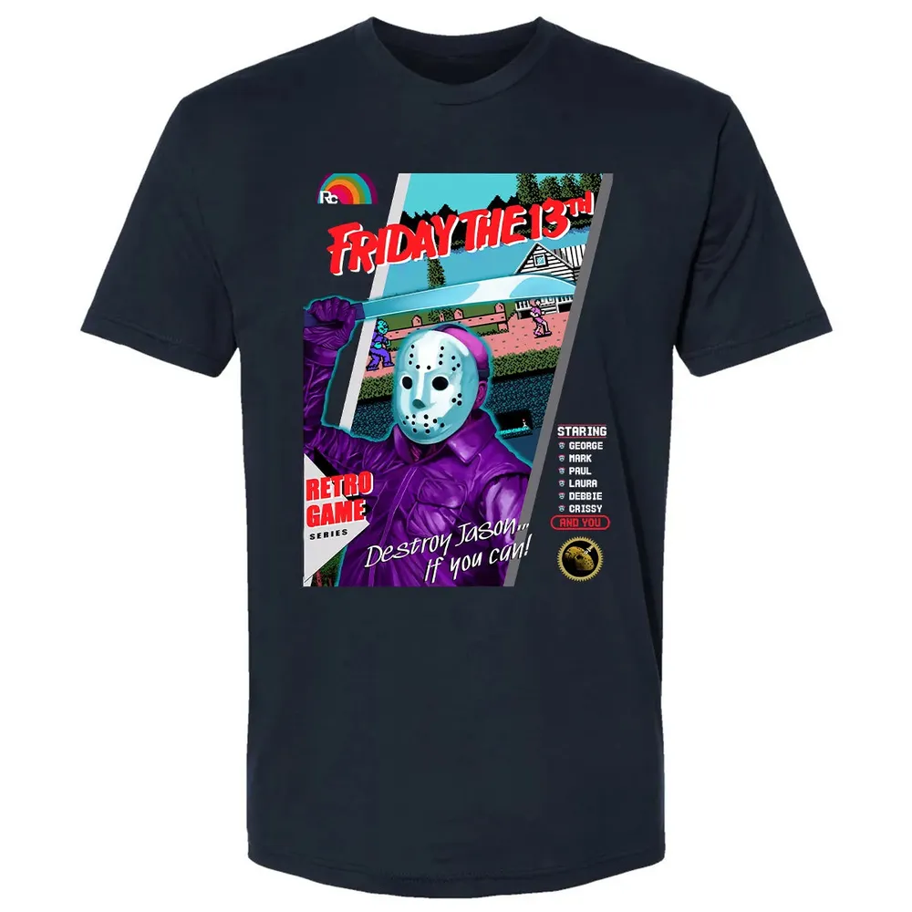 Destroy Jason Retro Game Premium Unisex T-shirt - 2