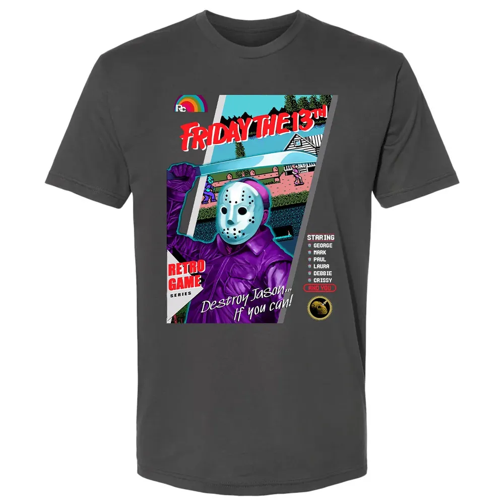 Destroy Jason Retro Game Premium Unisex T-shirt - 8