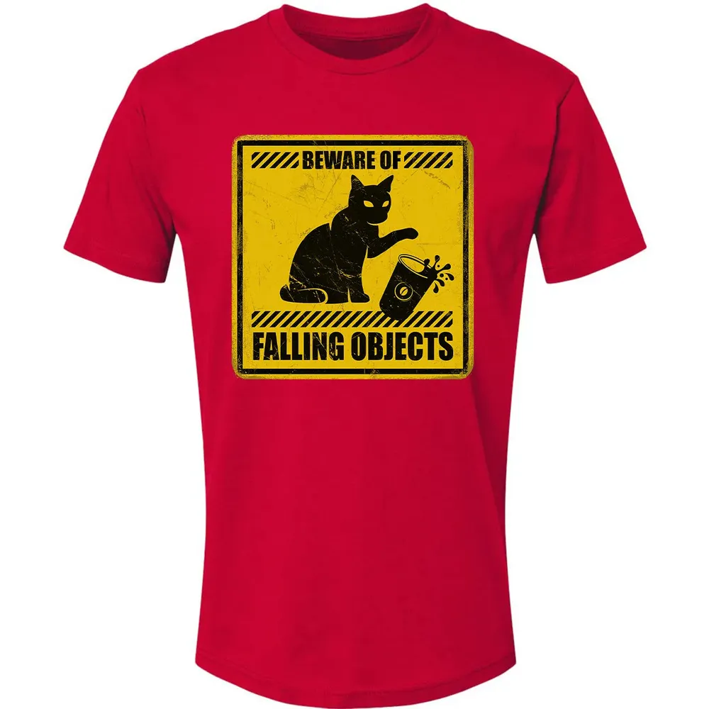 Beware of falling objects Premium Unisex T-shirt - 6