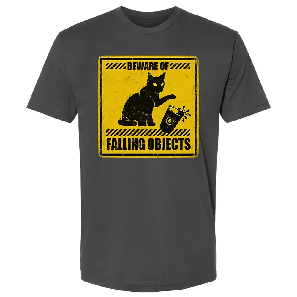 Beware of falling objects Premium Unisex T-shirt - 8