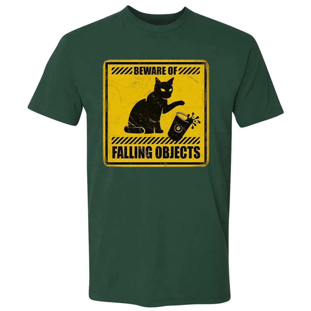 Beware of falling objects Premium Unisex T-shirt - 12