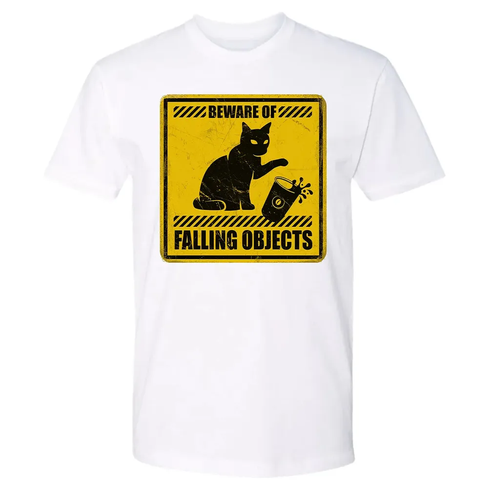 Beware of falling objects Premium Unisex T-shirt - 4