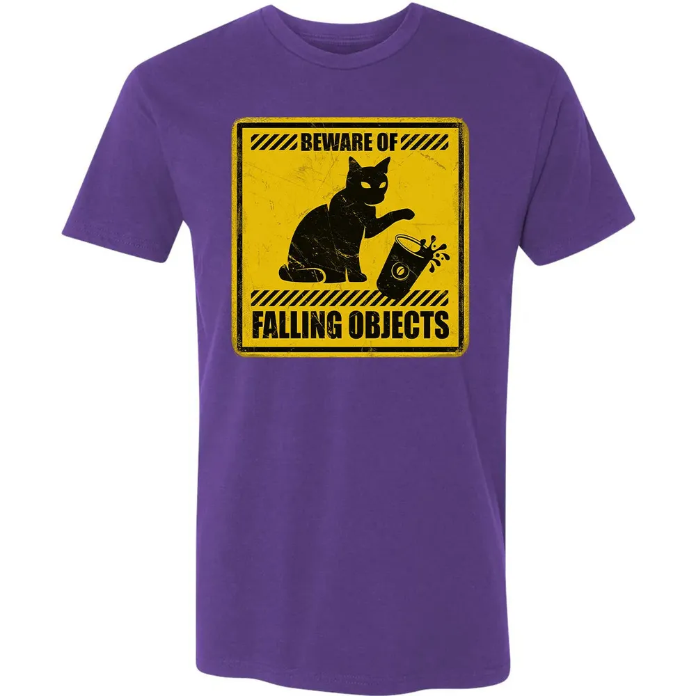Beware of falling objects Premium Unisex T-shirt - 7