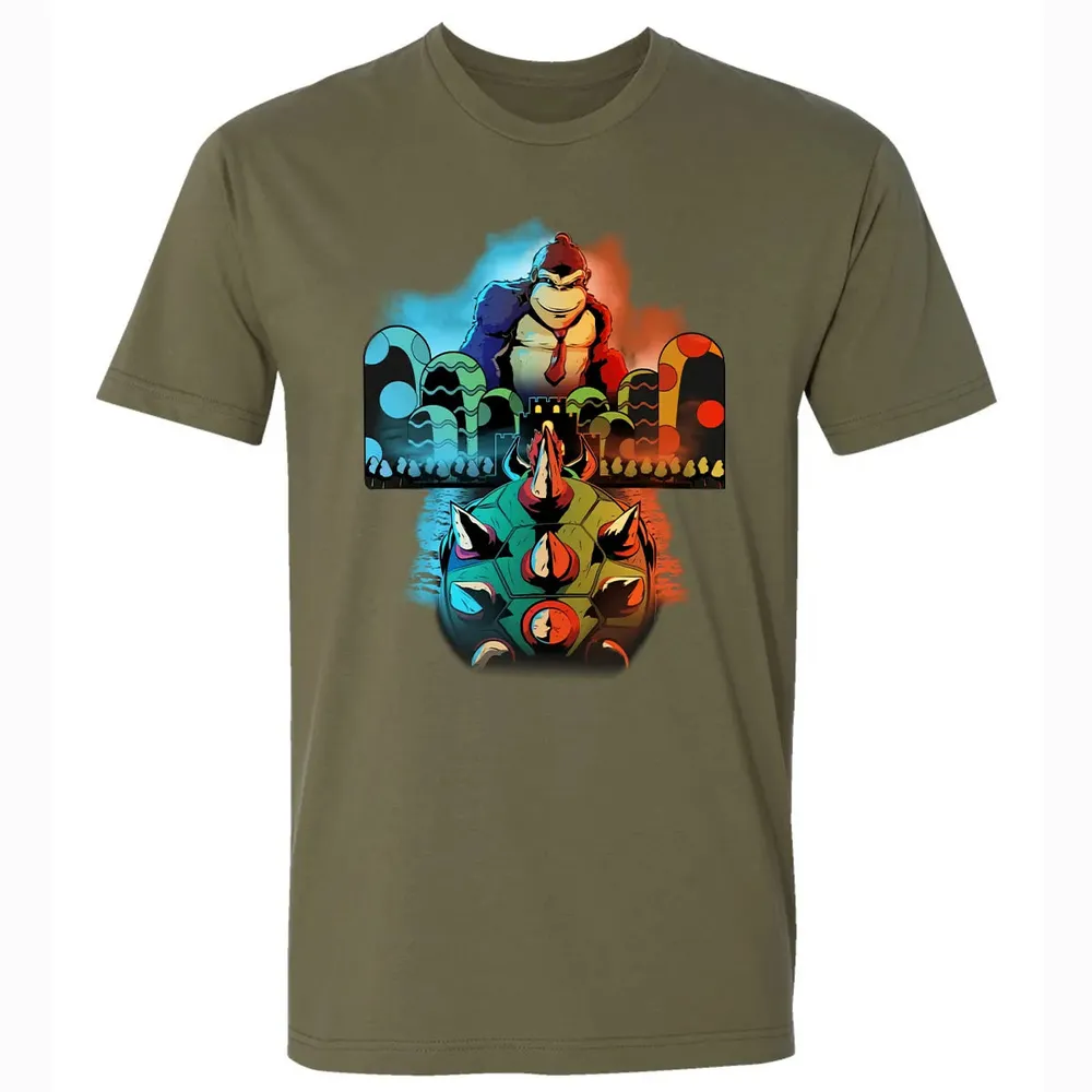 Koopa vs Kong Premium Unisex T-shirt - 5