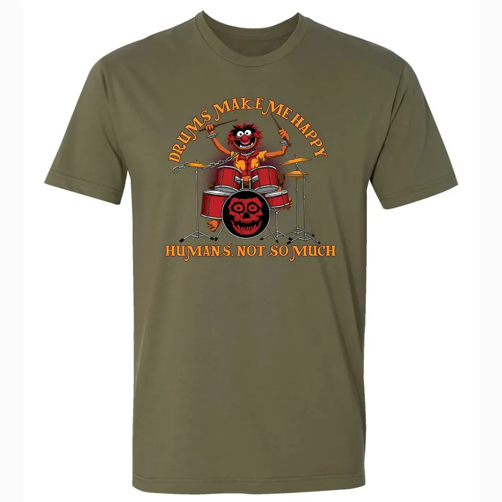Drums Make Me Happy Premium Unisex T-shirt - 5