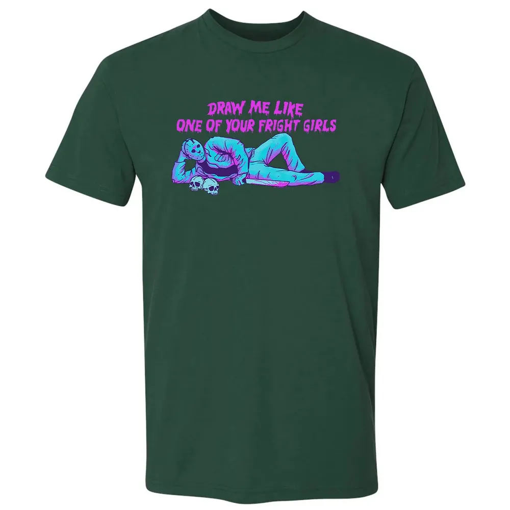 Draw Me Like One Of Your Frige Girl Premium Unisex T-shirt - 12
