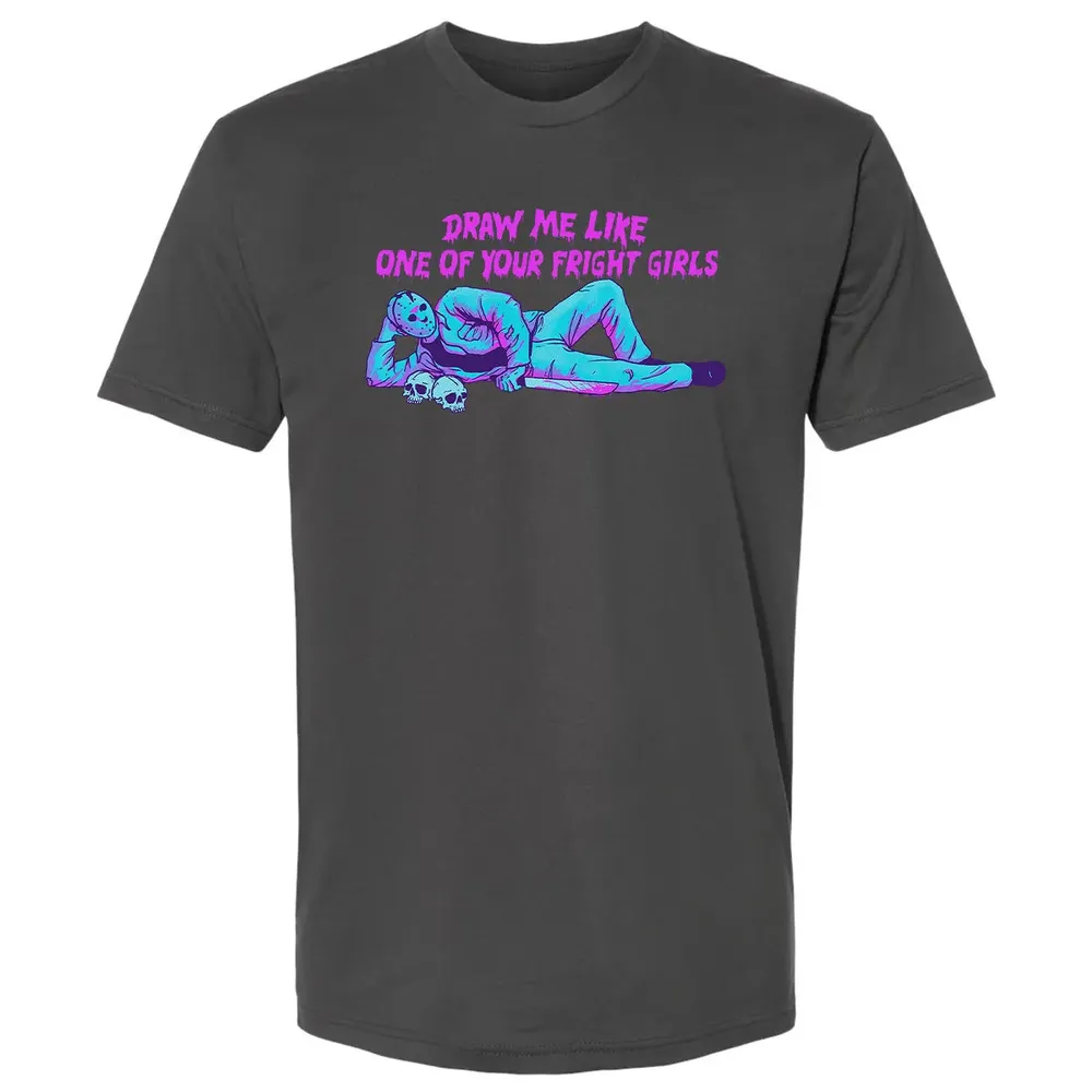 Draw Me Like One Of Your Frige Girl Premium Unisex T-shirt - 8