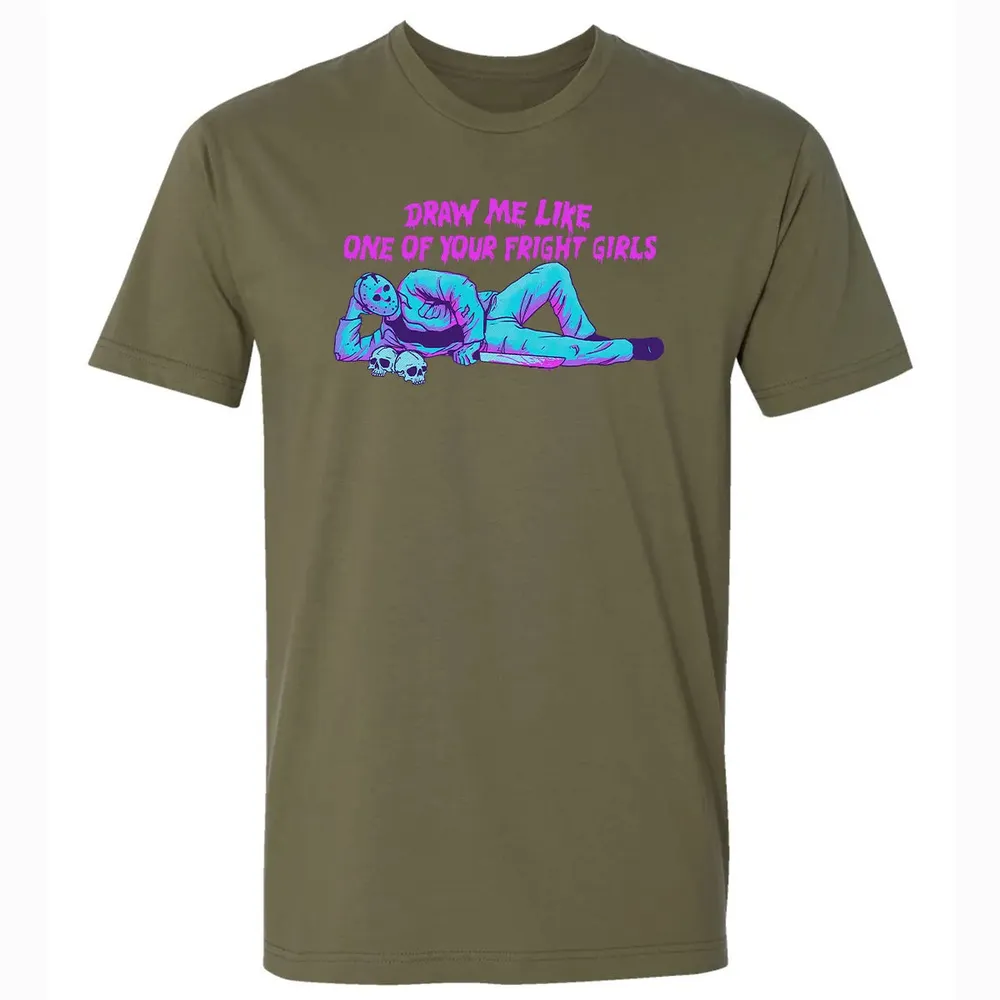 Draw Me Like One Of Your Frige Girl Premium Unisex T-shirt - 5
