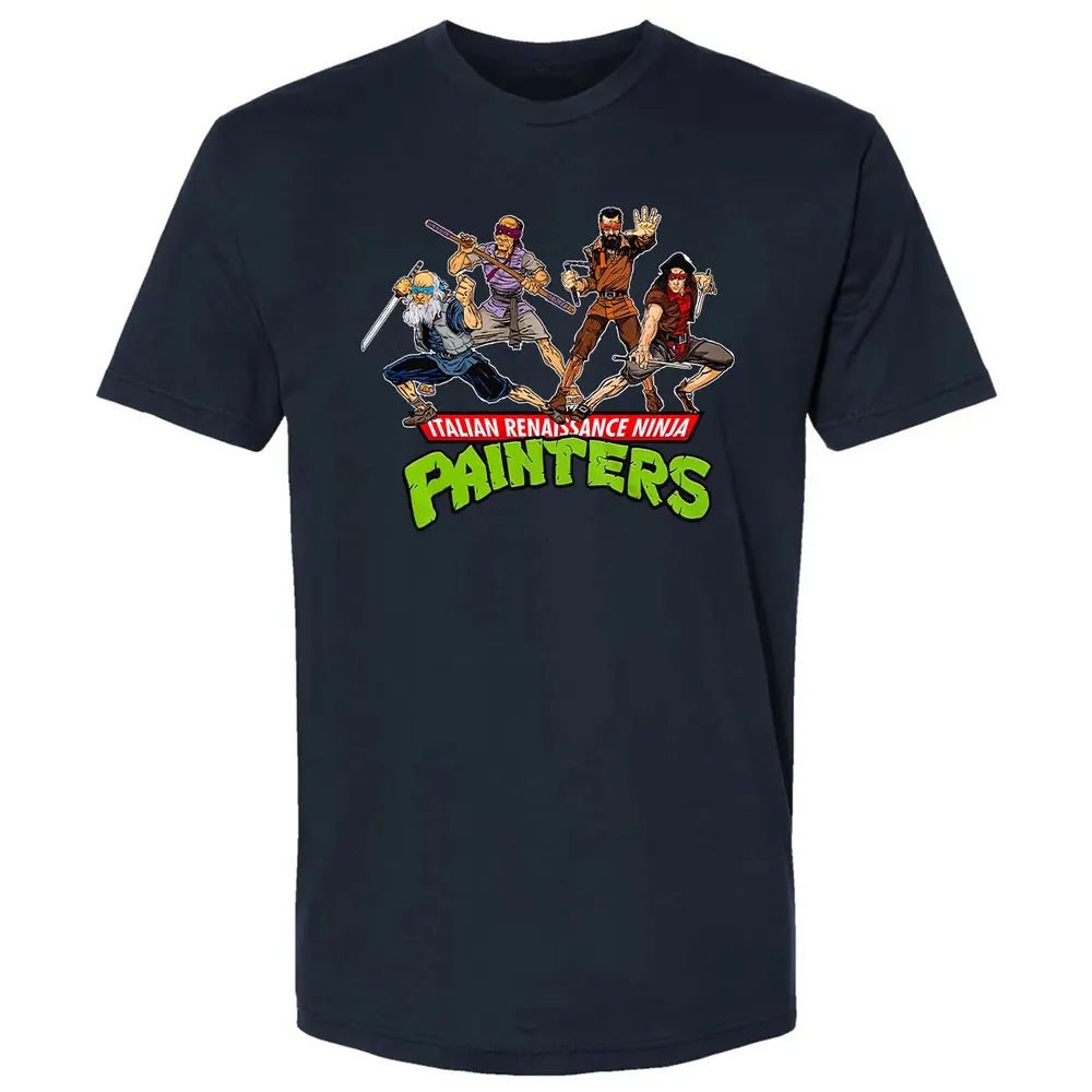 Italian Renaissance Ninja Painter Premium Unisex T-shirt - 2