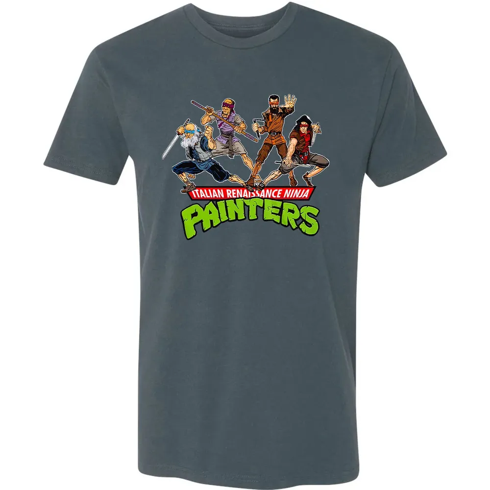 Italian Renaissance Ninja Painter Premium Unisex T-shirt - 14