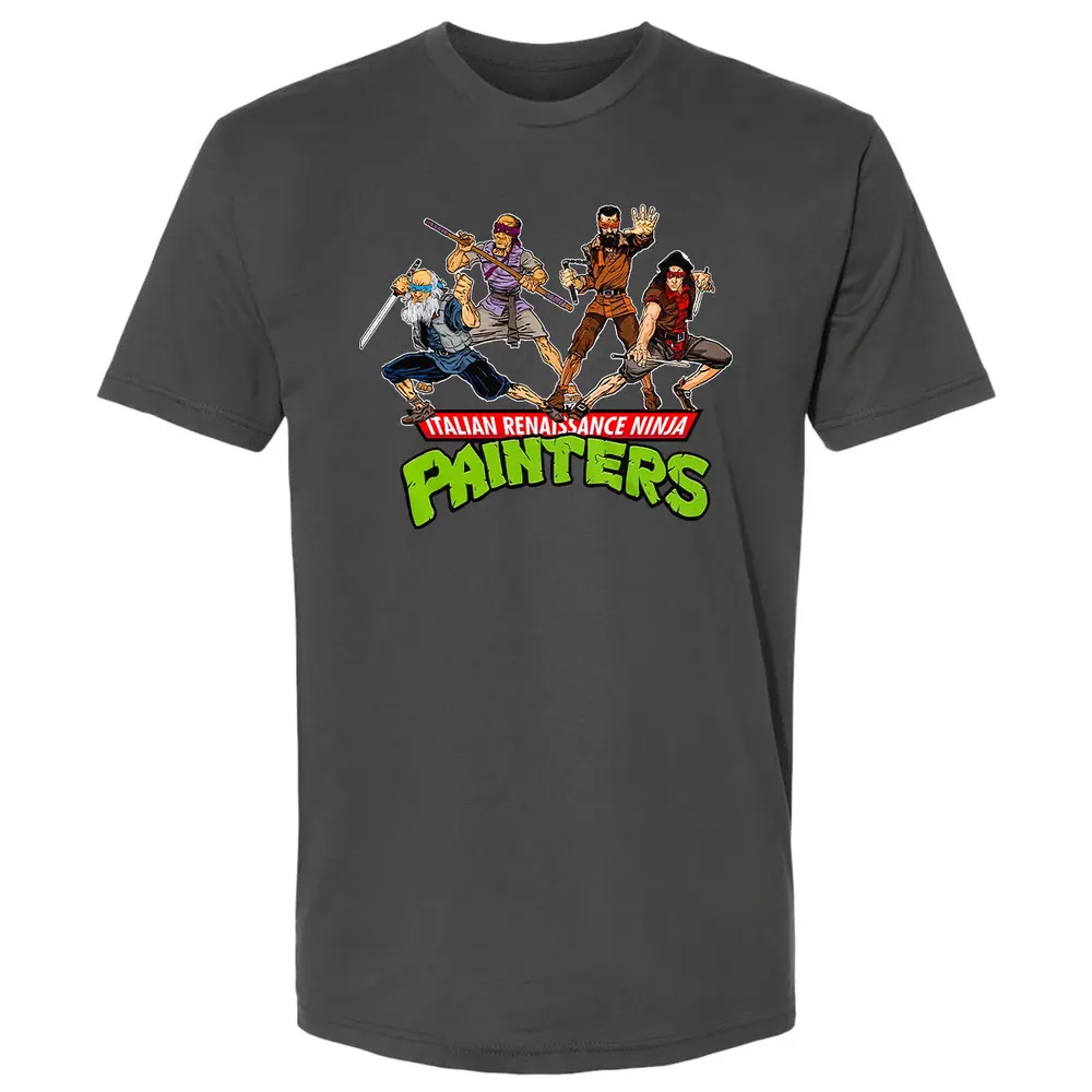 Italian Renaissance Ninja Painter Premium Unisex T-shirt - 8