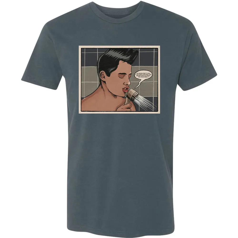 Life Move Pretty Fast Premium Unisex T-shirt - 14