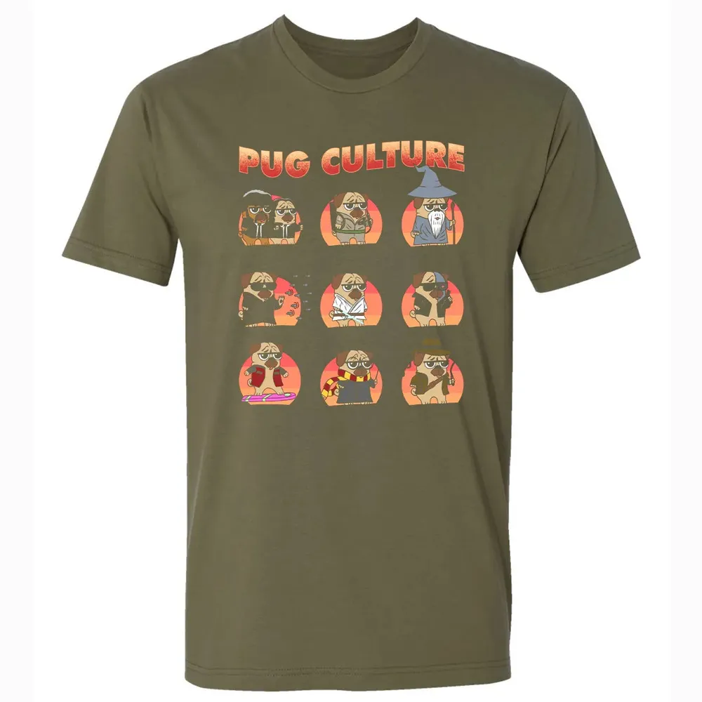 Pug Culture Premium Unisex T-shirt - 5