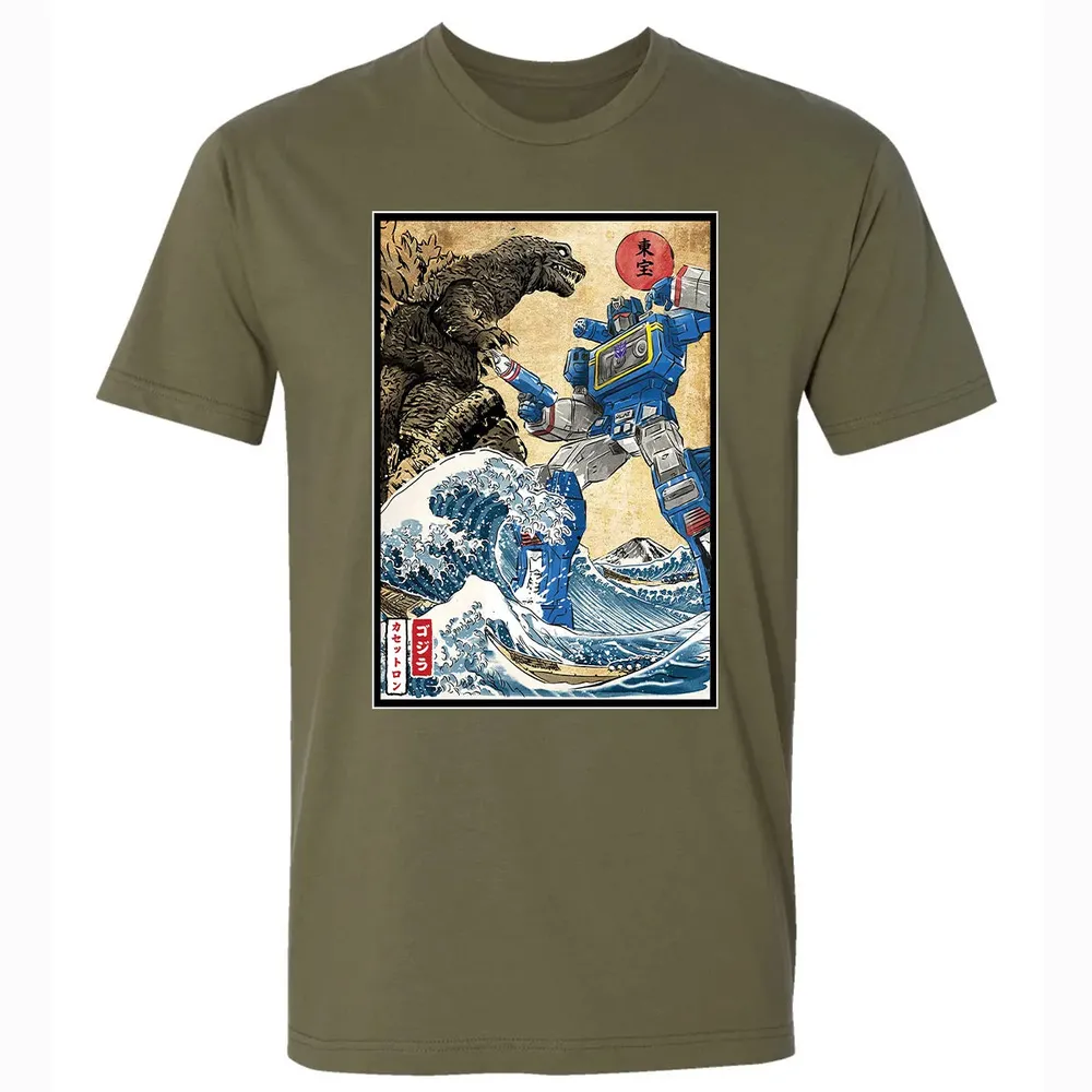 King of the Monsters vs Soundwave Premium Unisex T-shirt - 5