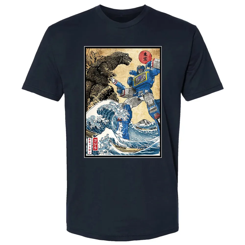 King of the Monsters vs Soundwave Premium Unisex T-shirt - 2