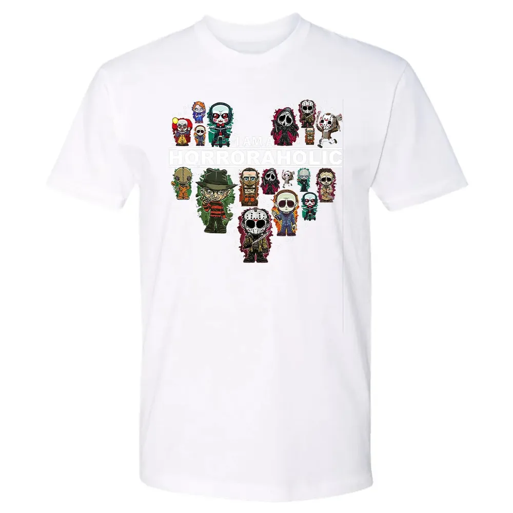I Am A Horroraholic Halloween Day Horror Aholic Premium Unisex T-shirt - 4