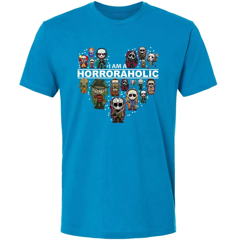 I Am A Horroraholic Halloween Day Horror Aholic Premium Unisex T-shirt - 15