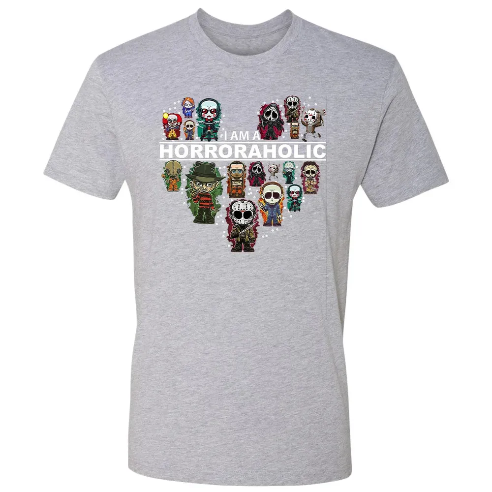 I Am A Horroraholic Halloween Day Horror Aholic Premium Unisex T-shirt - 9