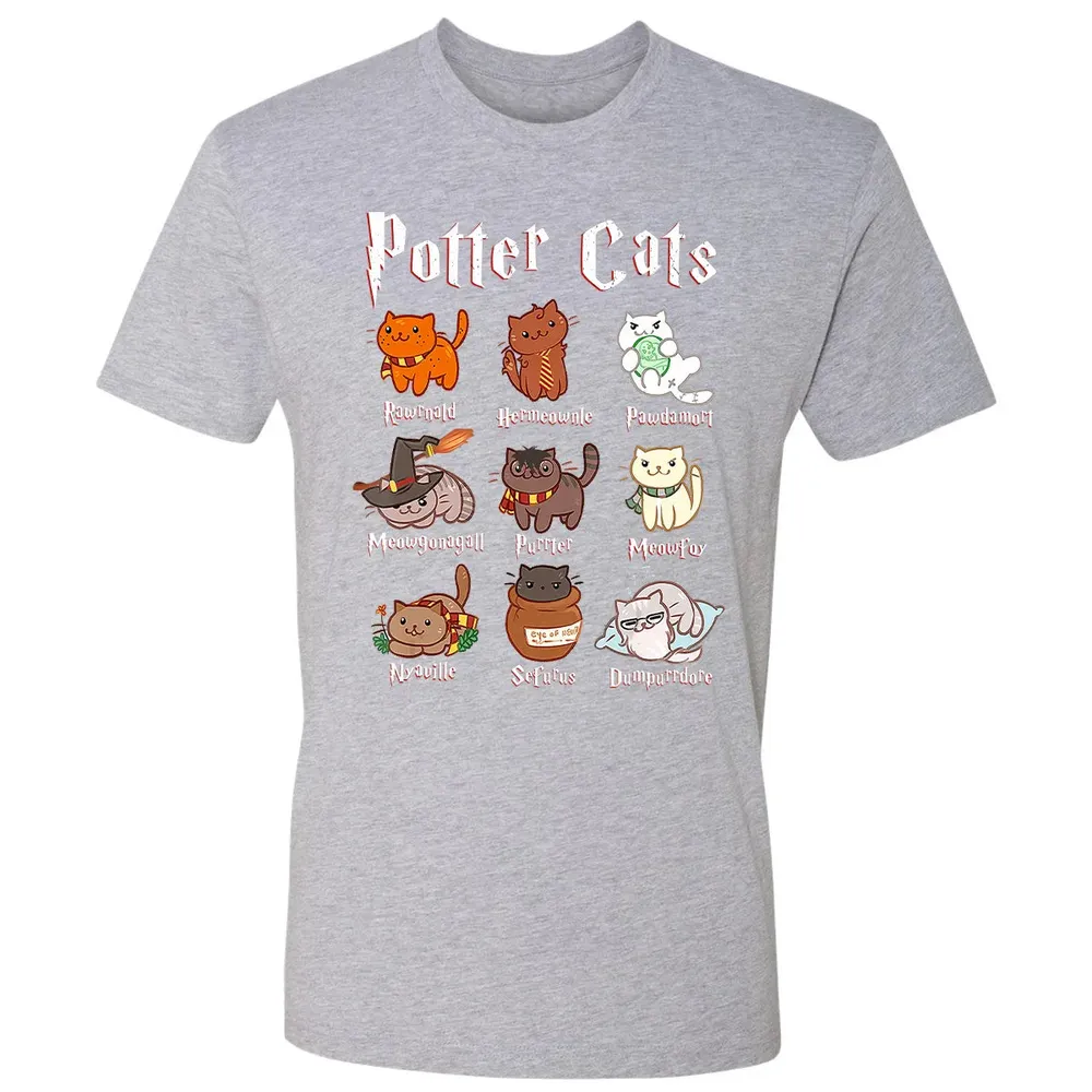 Potter Cats    Funny gift for Cat Lovers Premium Unisex T-shirt - 9