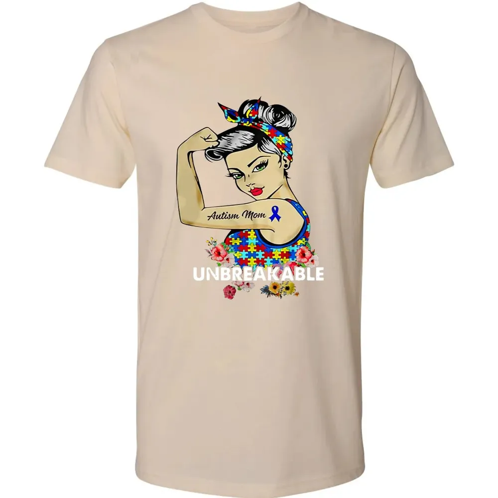 Autism Mom - Unbreakable Premium Unisex T-shirt - 13