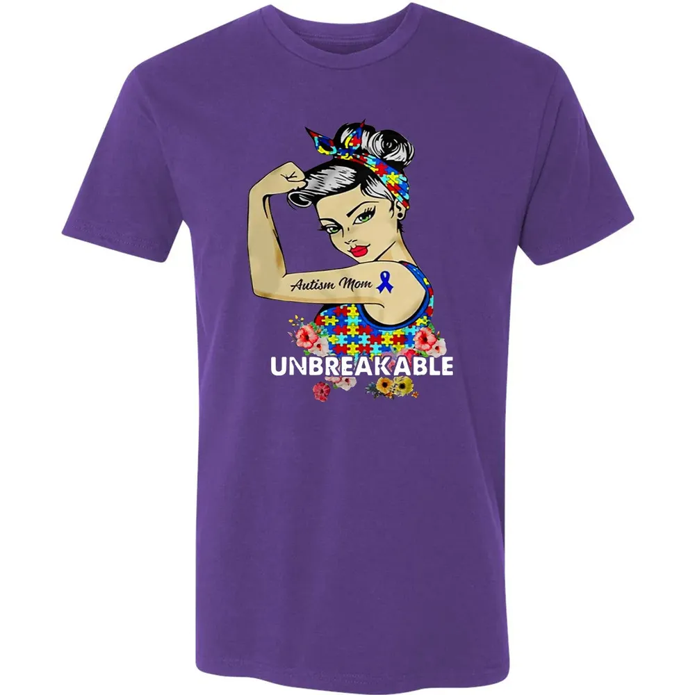 Autism Mom - Unbreakable Premium Unisex T-shirt - 7