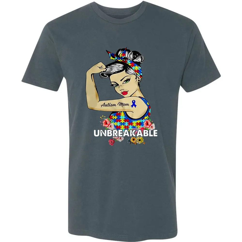 Autism Mom - Unbreakable Premium Unisex T-shirt - 14