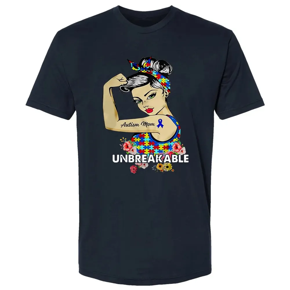 Autism Mom - Unbreakable Premium Unisex T-shirt - 2