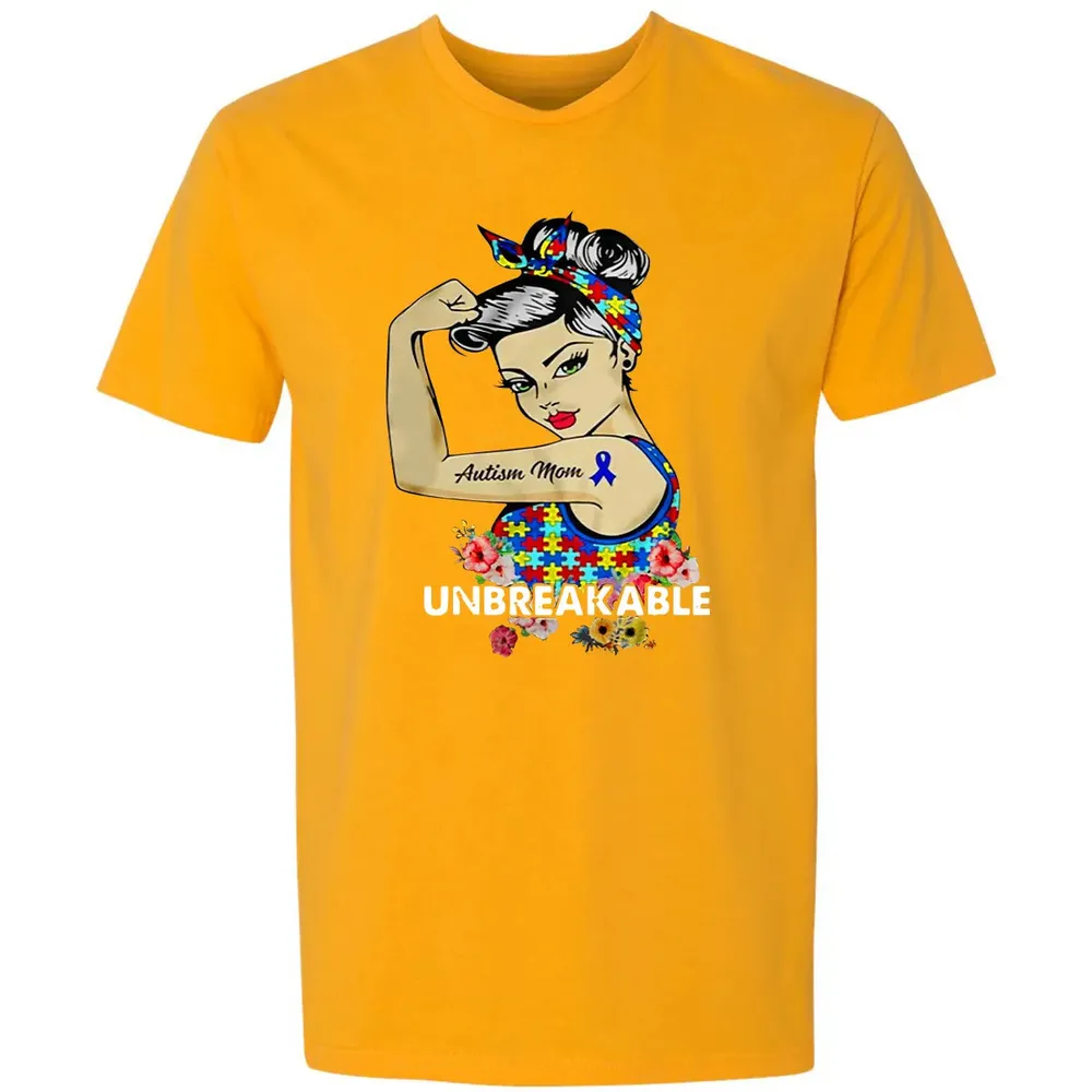 Autism Mom - Unbreakable Premium Unisex T-shirt - 11