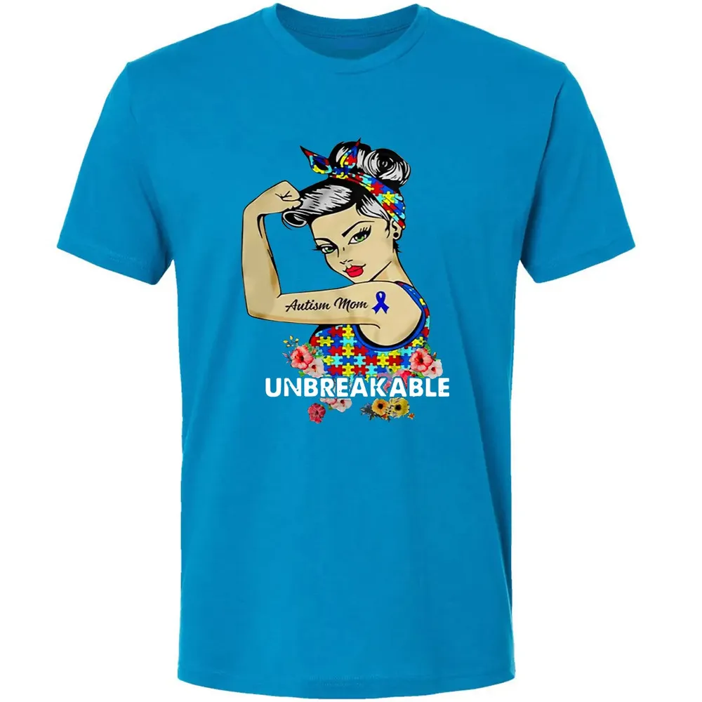Autism Mom - Unbreakable Premium Unisex T-shirt - 15