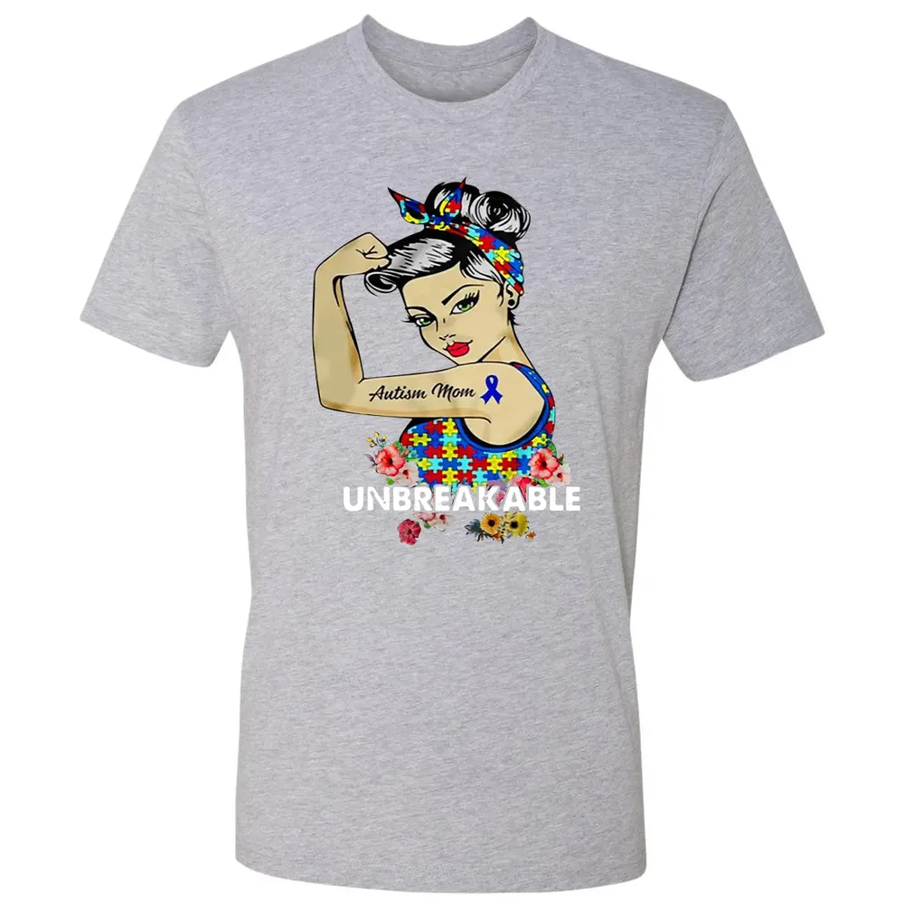 Autism Mom - Unbreakable Premium Unisex T-shirt - 9
