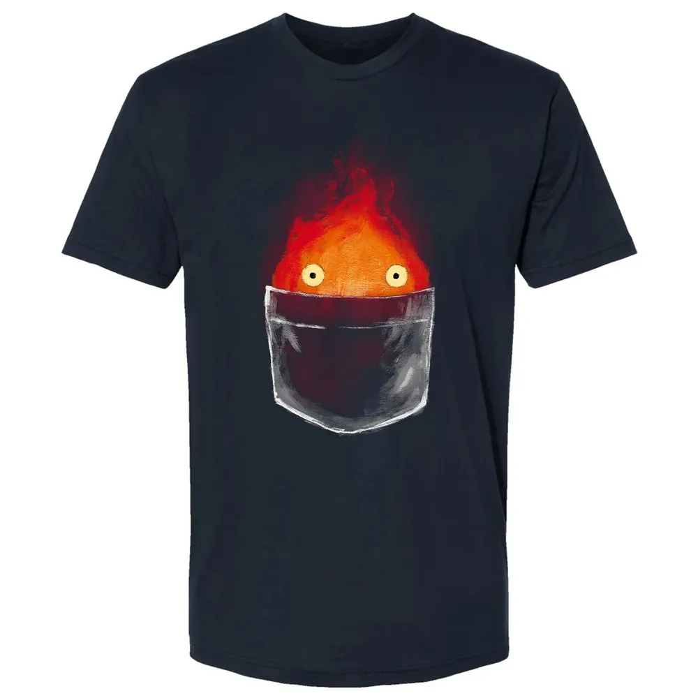 Calcifer in pocket Premium Unisex T-shirt - 2